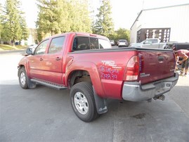 2008 TOYOTA TACOMA CREW CAB SR5 RED 4.0 AT 4WD TRD OFF ROAD PKG Z19839